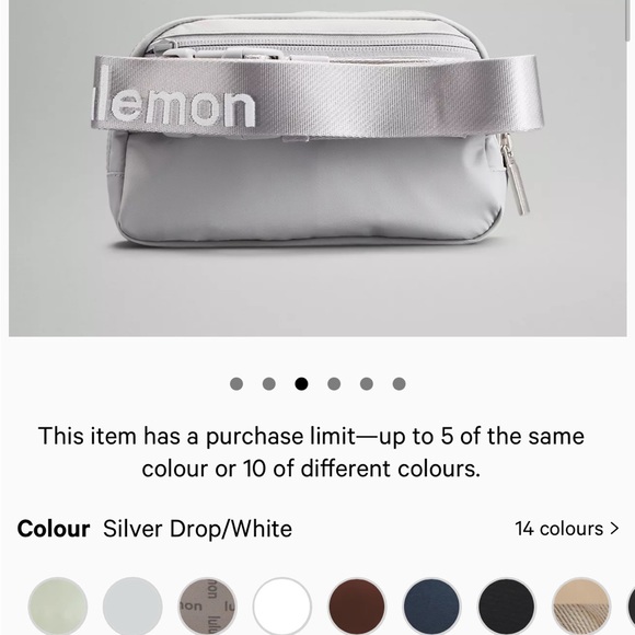 COPY - COPY - COPY - LULULEMON WAIST BAG GREY 🌺🥰 - Picture 7 of 7